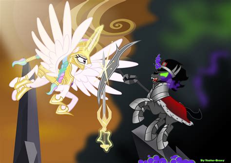 king sombra and celestia